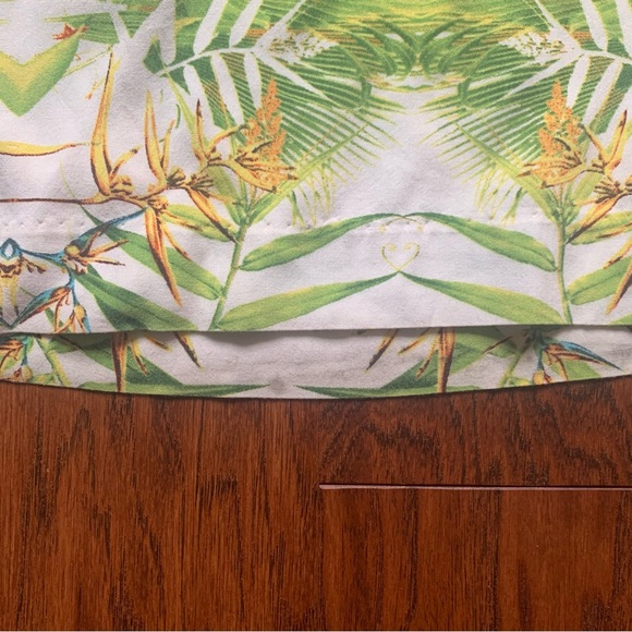 ISO Dalia Collection Mirrored Tropics Flowy Wide Leg Pant - Size 8 - Picture 7 of 11